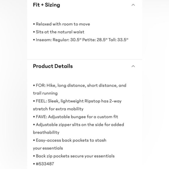 Athleta Trekkie High Rise Parachute Pants Black Size 12 - Picture 8 of 16